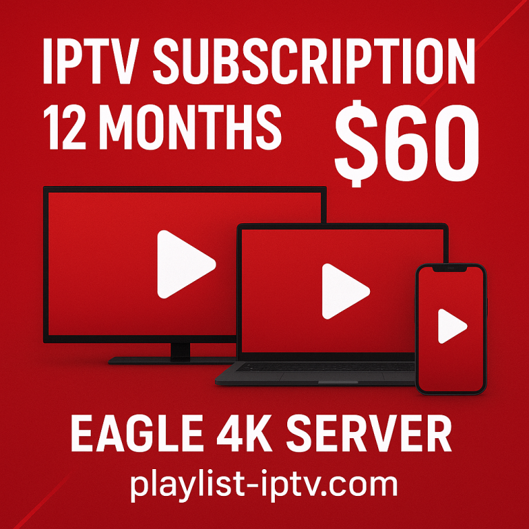 IPTV Subscription 12 Months 60$