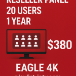 Reseller Panel 20 users 1 year 380$
