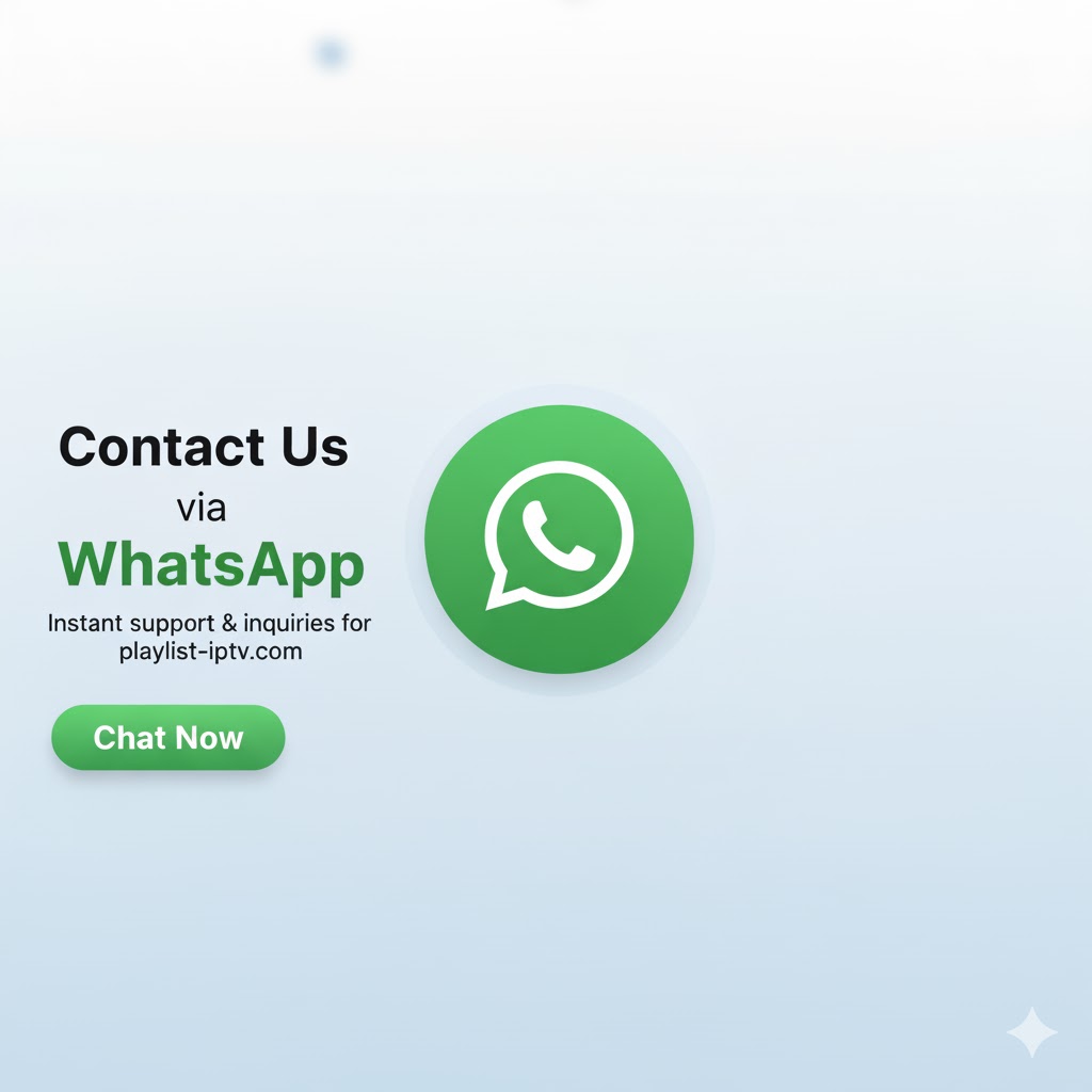 contact us via whatsapp playlist-iptv.com
